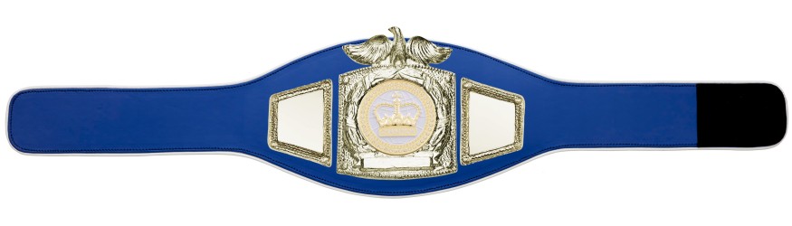 PROEAGLE BLACK CHAMPION CROWN CHAMPIONSHIP BELT - PROEAGLE/G/WHTGEM - AVAILABLE IN 6+ COLOURS